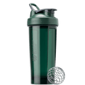 Dark green 28oz shaker bottle made of odor-resistant Tritan. | Color#viridian_Size#28oz