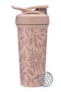 Brown floral shaker cup. | Color#Wildflower